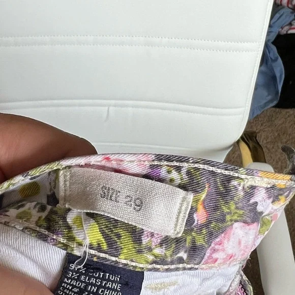 NWOT Madewell Floral Skinny Skinny Ankle Jean - Picture 4 of 4
